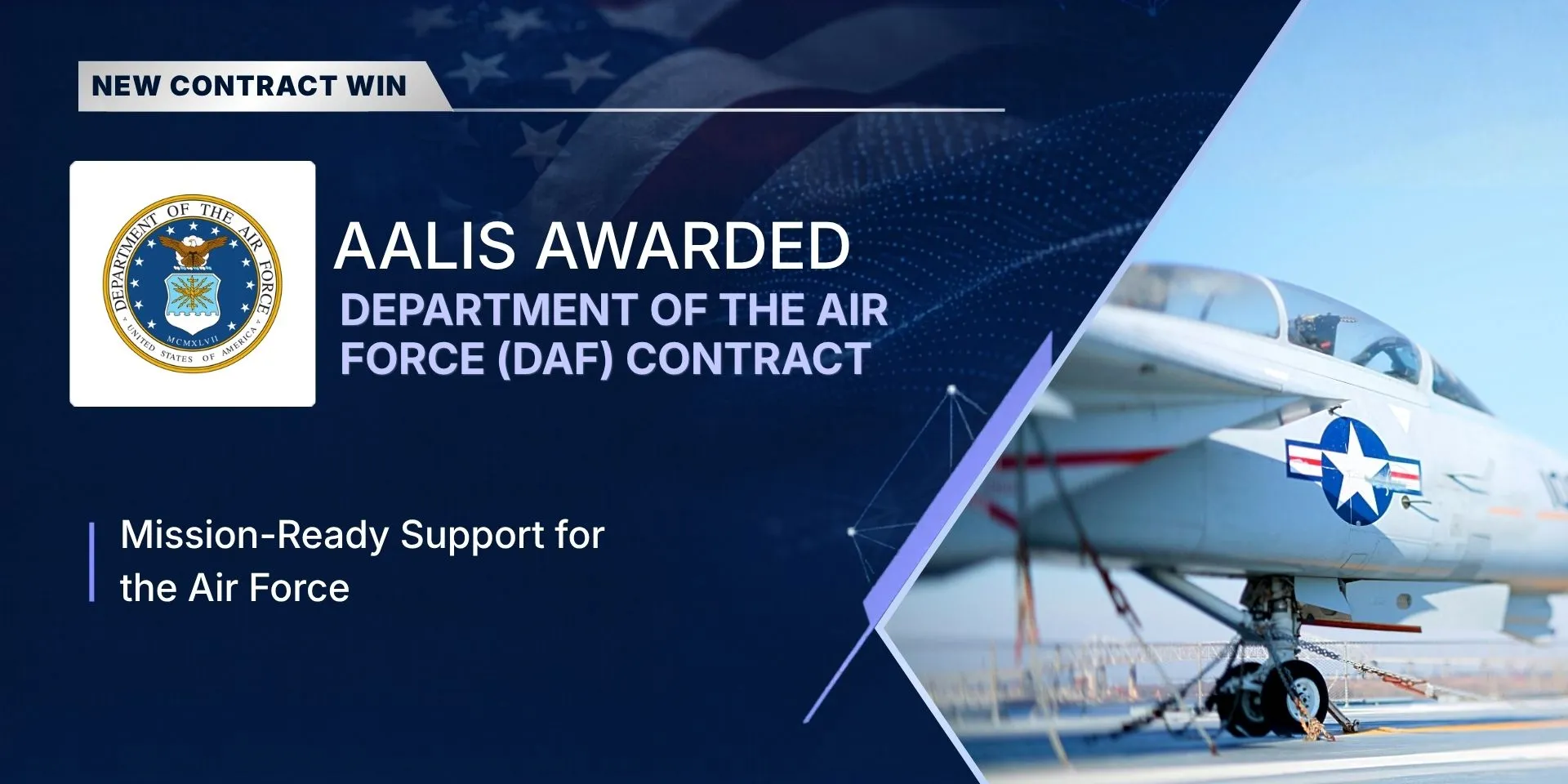 Aalis awarded the Department of the Air Force contract