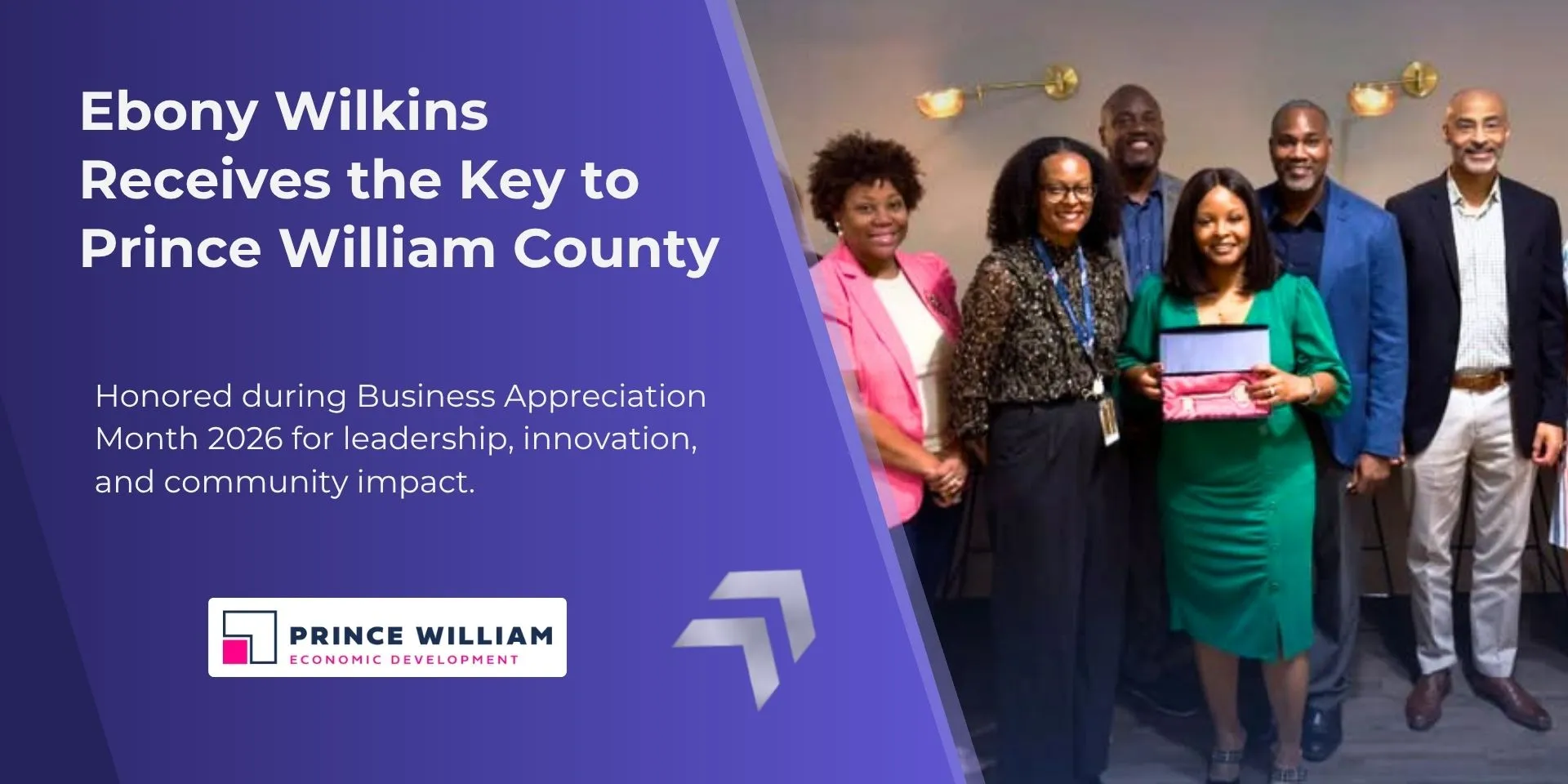 Aalis Management Consulting receives the Key to Prince William County