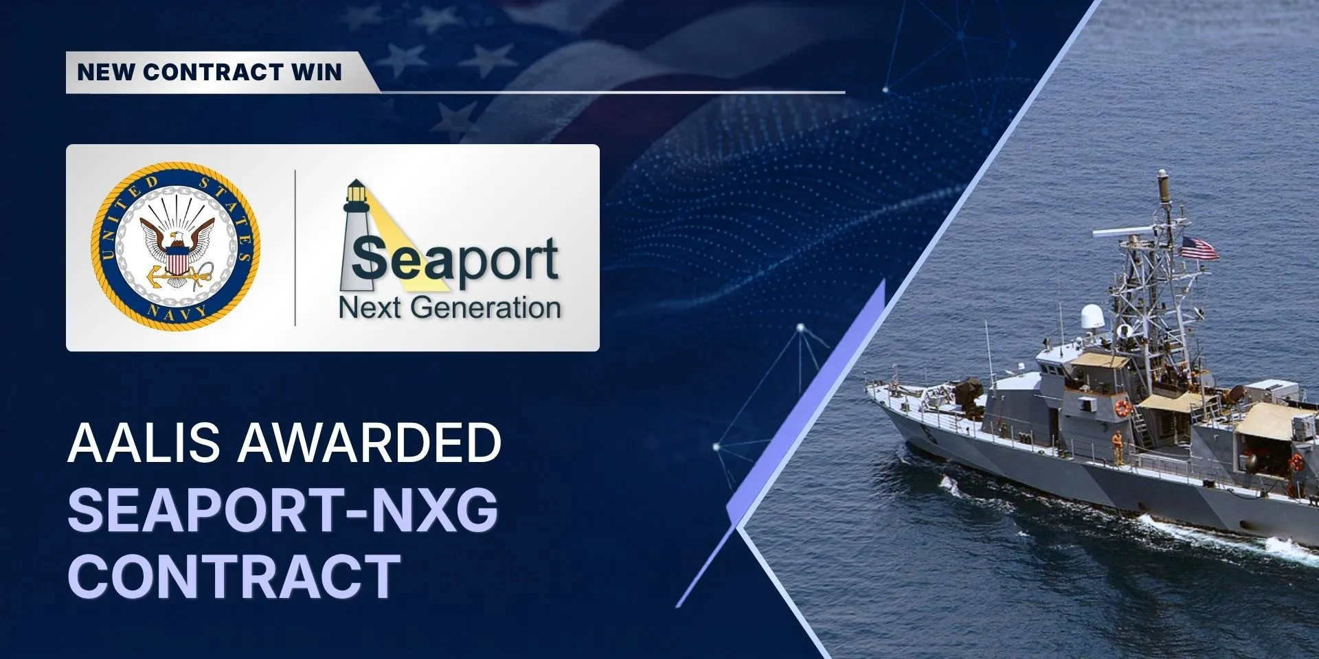 Aalis awarded the Navy SeaPort Next Generation (SeaPort NxG) contract