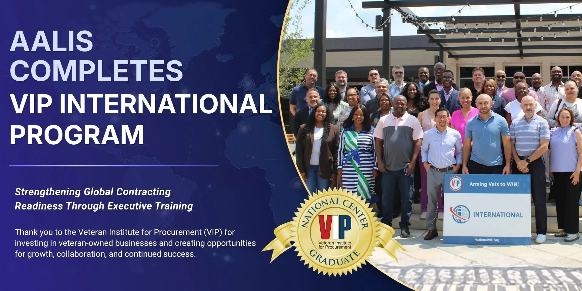 Aalis Management Consulting completes the VIP INTERNATIONAL Program