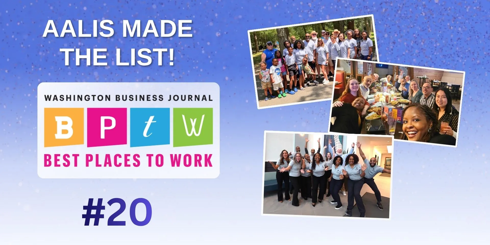 Aalis on WBJ's 2026 Best Places to Work list